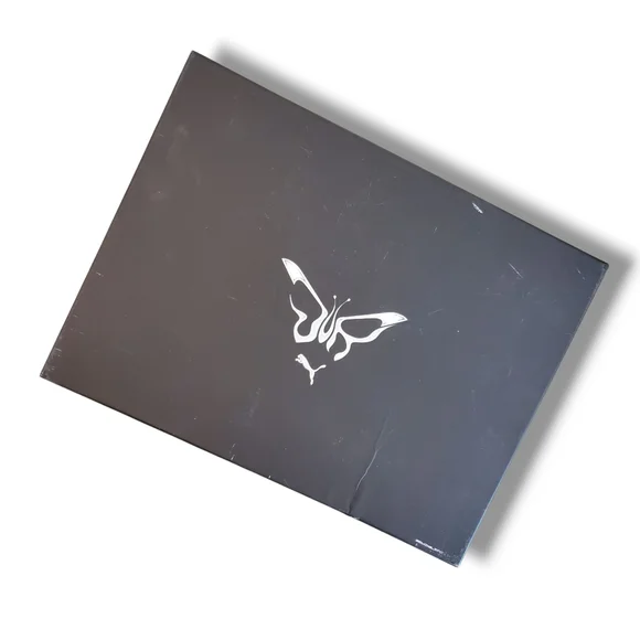 PUMA Mayze SD x Dua Lipa Black/Blue Glow Orange Platform Sneakers Women Size 8½ - Picture 4 of 13